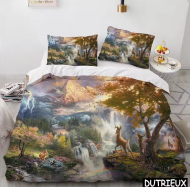 3D Cartoon Film Aladdin Bedding Set Jasmine Disney Princess Duvet Cover Set 3pcs Quilt Cover And Pillowcase Home Textile Gift