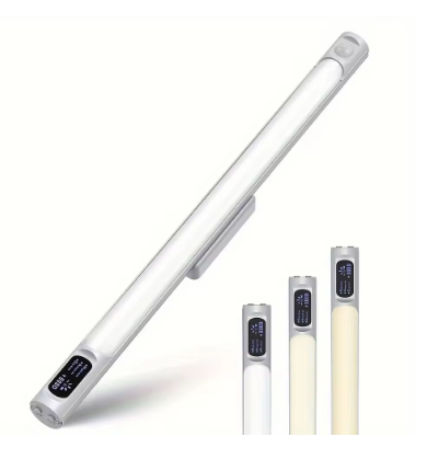 Indoor Motion Sensor Light,64 LEDs,with Digital Display,Battery Powered (For Closets/Wardrobe/Kitchen) with 3 Color Temperatures